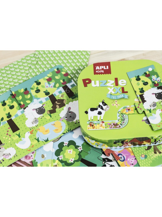 Puzzle XXL Apli Kids - Farma 3+