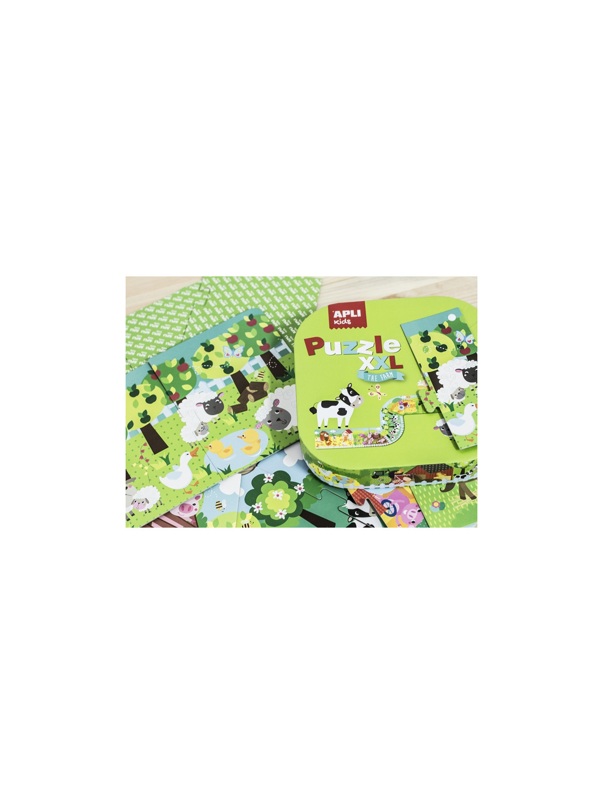 Puzzle XXL Apli Kids - Farma 3+