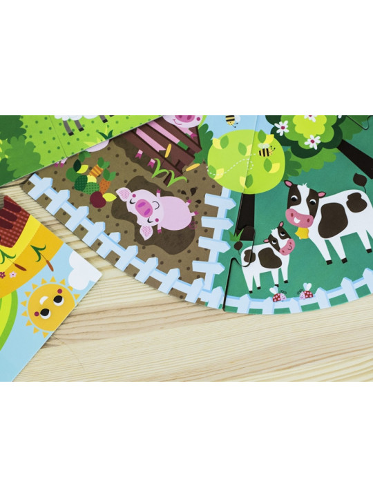 Puzzle XXL Apli Kids - Farma 3+