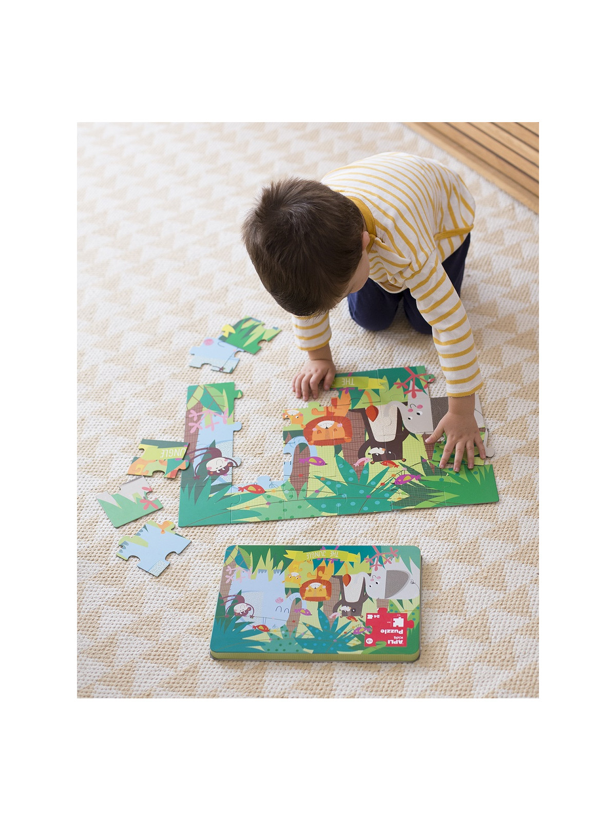 Puzzle XL Apli Kids - Dżungla 3+